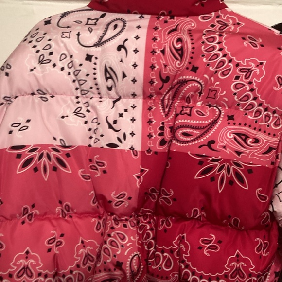 Multi color cropped puffer jacket - Picture 11 of 12